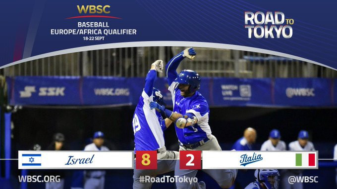 Israel stun Italy to move closer to Tokyo 2020 at WBSC Africa/Europe qualifier