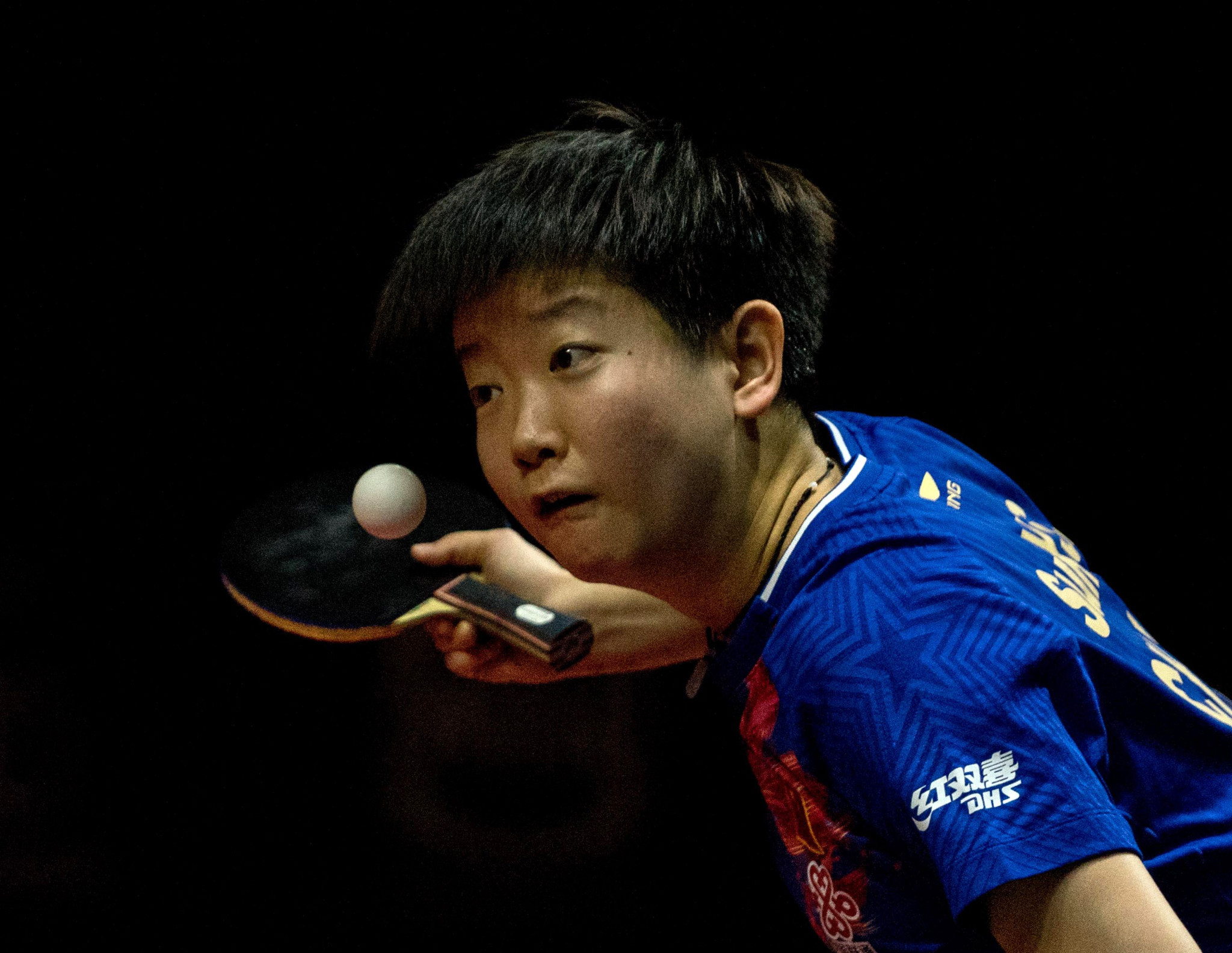 Sun Yingsha, 18, beat fellow Chinese Ding Ning and Liu Shiwen, world-ranked 3 and 2, to win the women's singles at the Asian Table Tennis Championships ©Getty Images