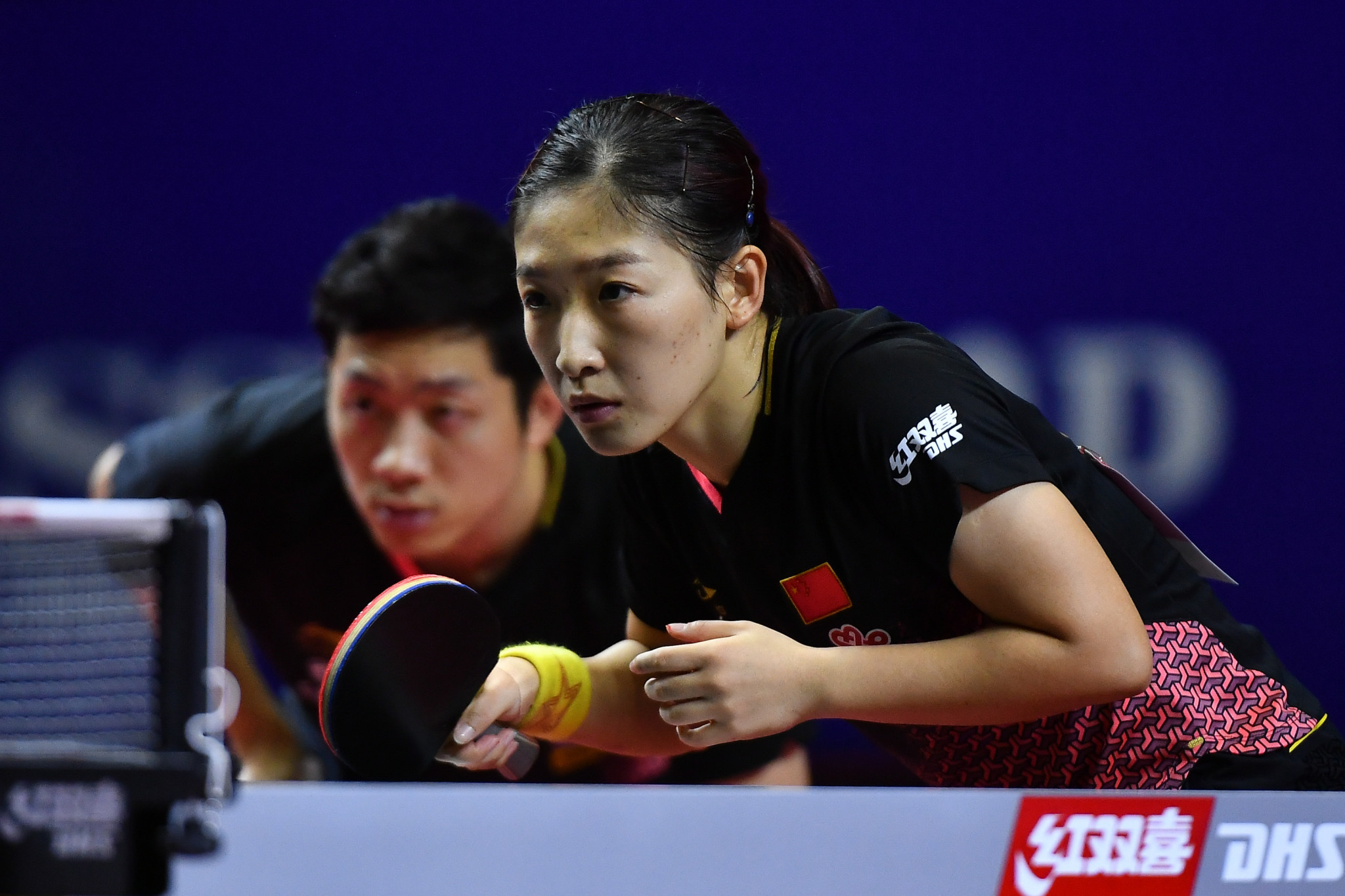 Men's world number one Xu Xin and women's world number two Liu Shiwen won the mixed doubles at the Asian Table Tennis Championships – but results didn't go completely to plan ©Getty Images