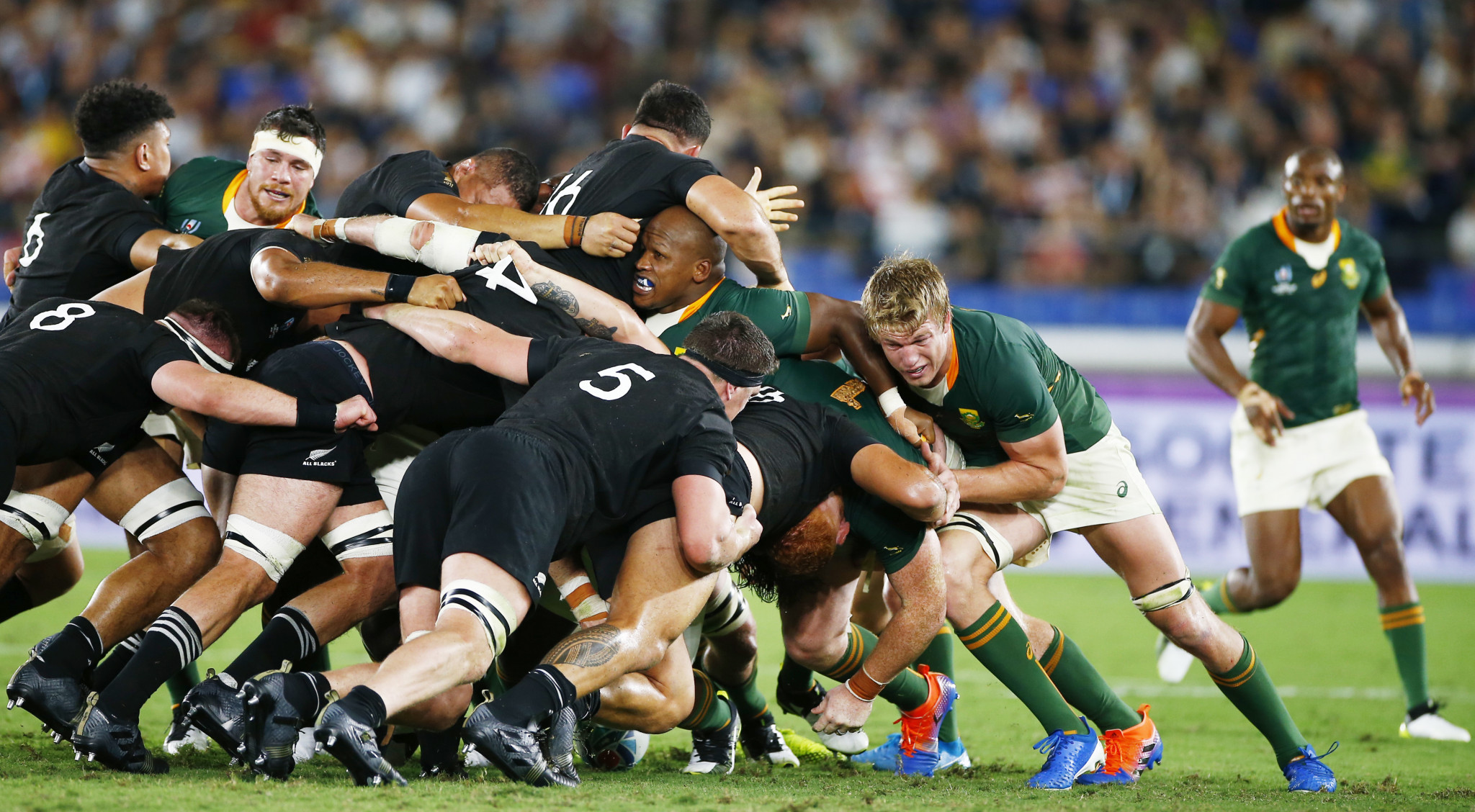 South Africa were hugely competitive, but the All Blacks proved too strong ©Getty Images