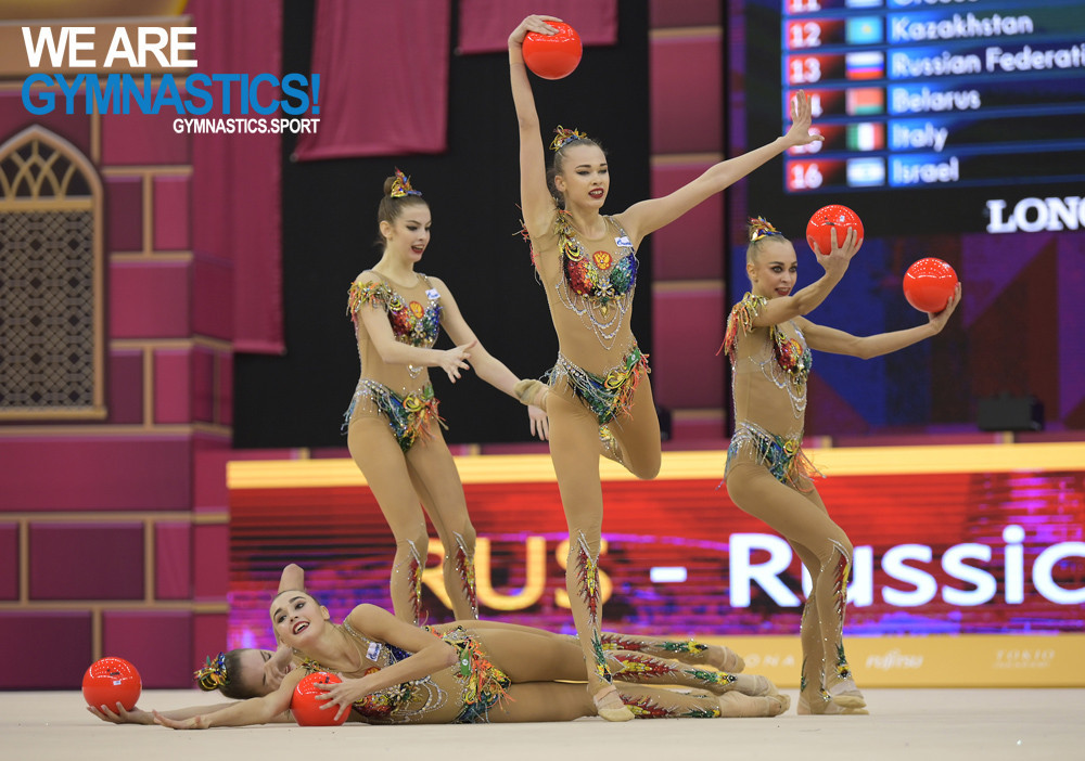 Russia retain group all-around title at Rhythmic World Championships