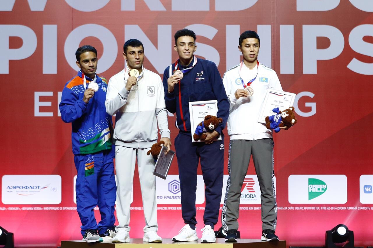 Medals were awarded as the AIBA Men's World Championships came to an end ©Yekaterinburg 2019