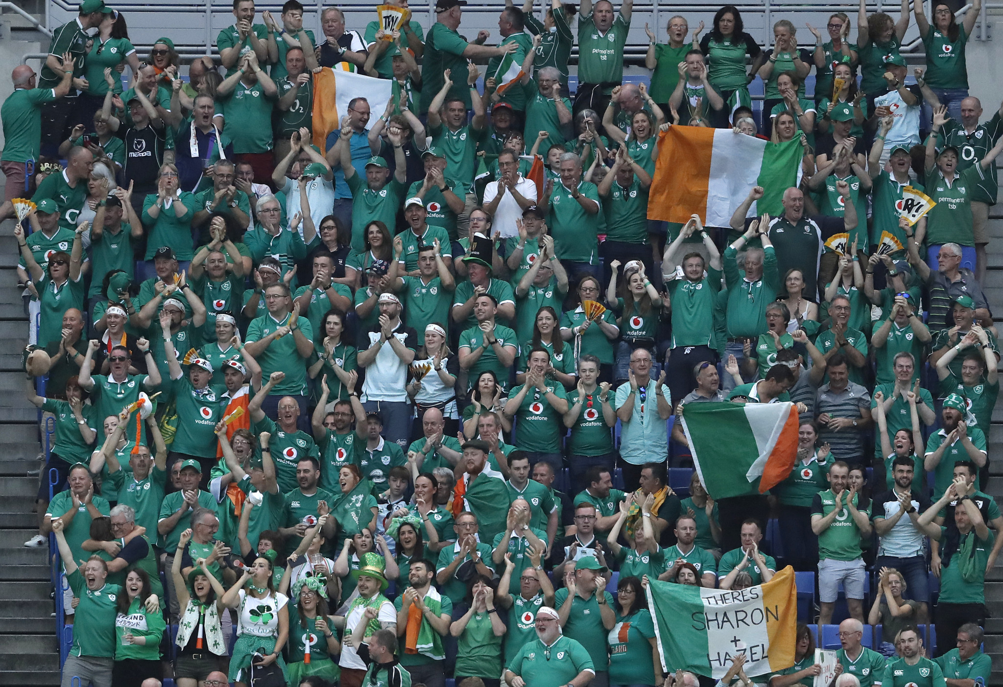 Ireland fans were left delighted by their team's strong start ©Getty Images