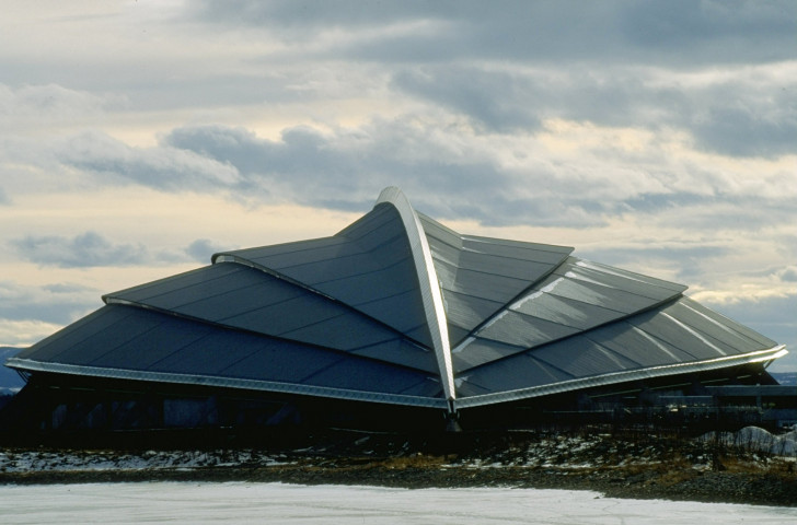The Hamar Arena in Norway, which hosted the skating at the 1994 Winter Olympics. Hamar. Very cold ©Getty Images