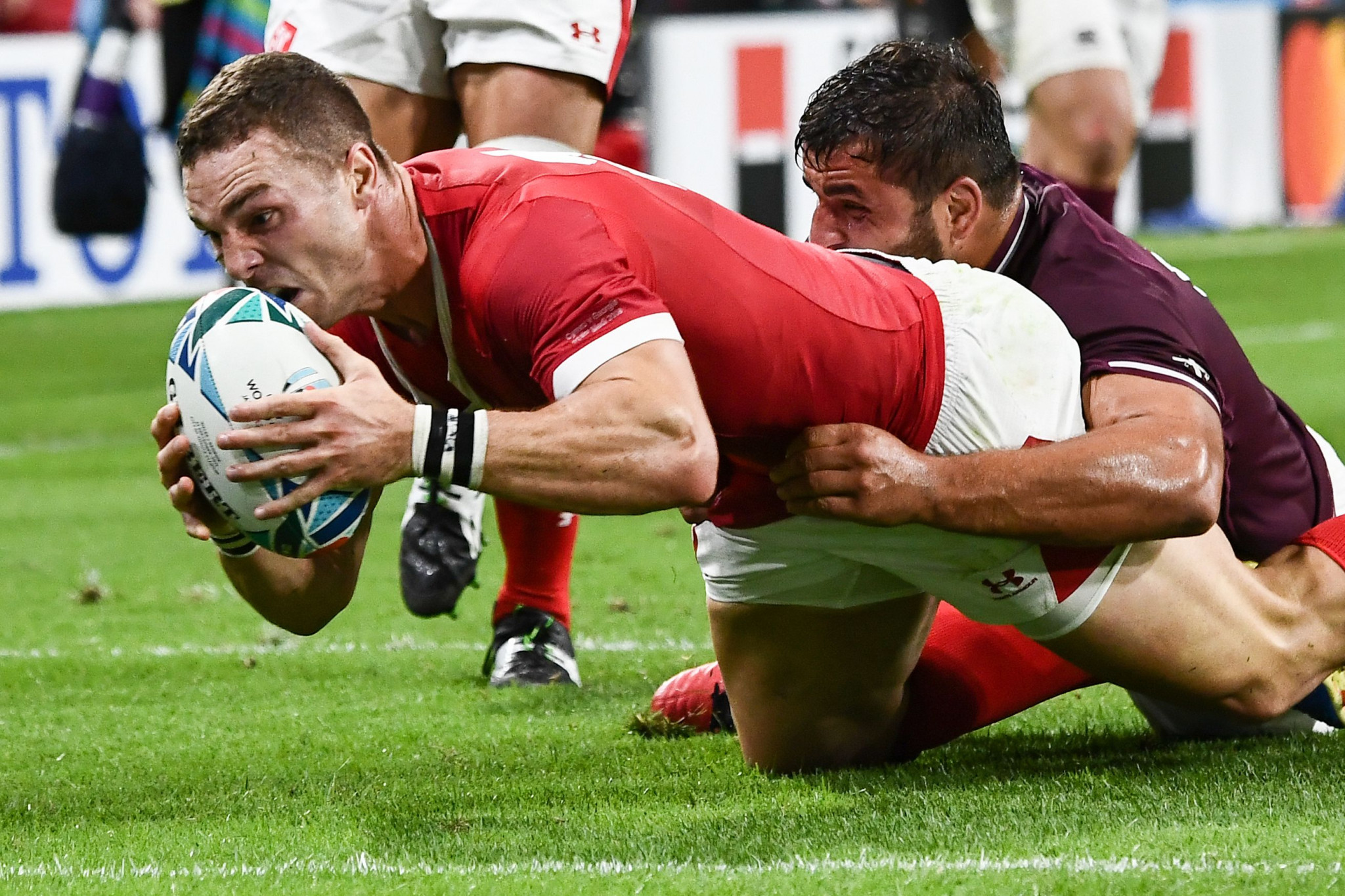 Six-try Wales too strong for Georgia at Rugby World Cup
