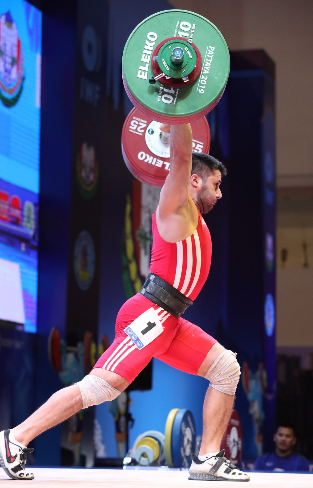 Iran’s Ali Miri was the total silver medallist ©IWF