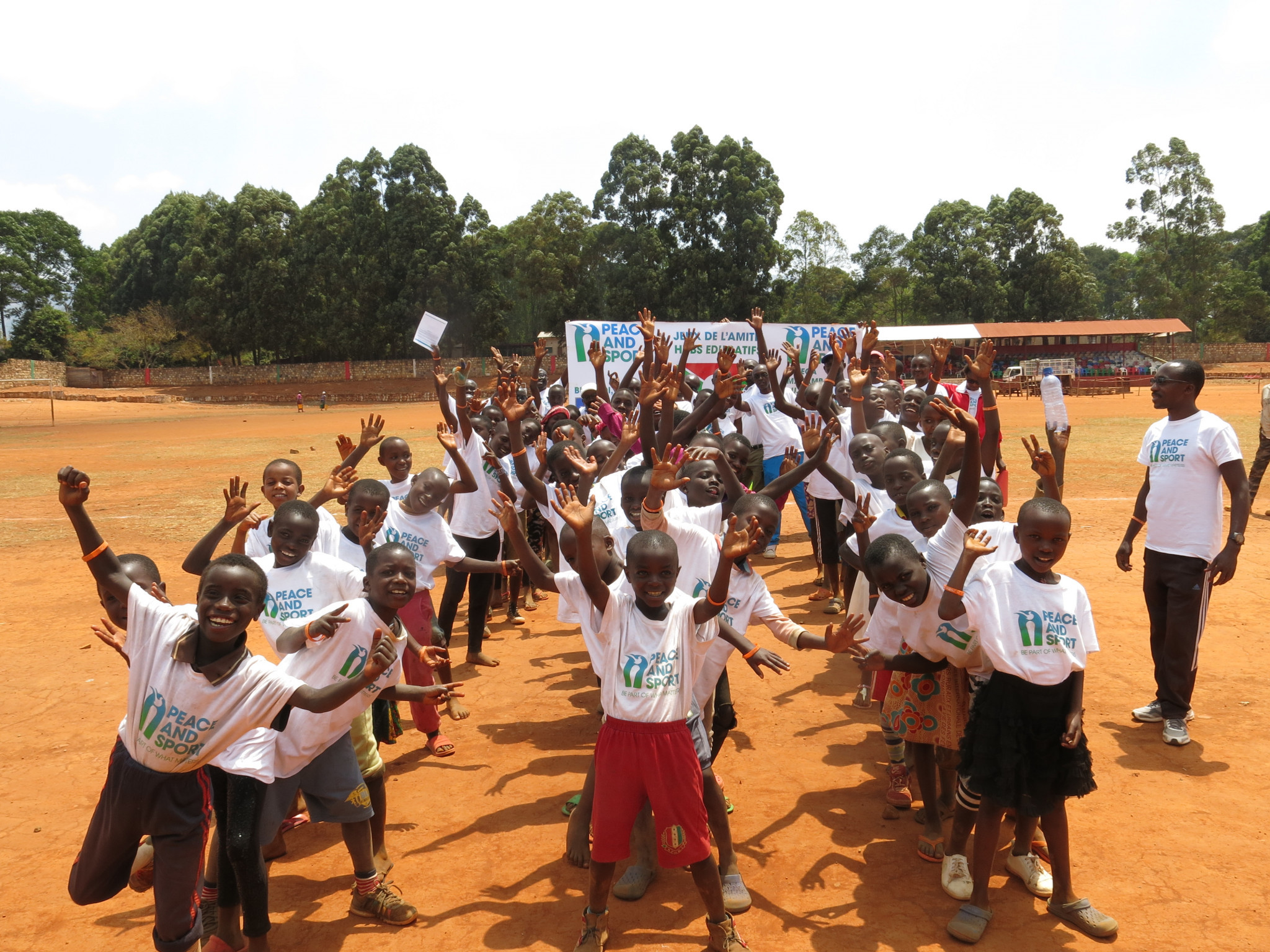 Around 250 children attended the 2019 Friendship Games ©Peace and Sport 
