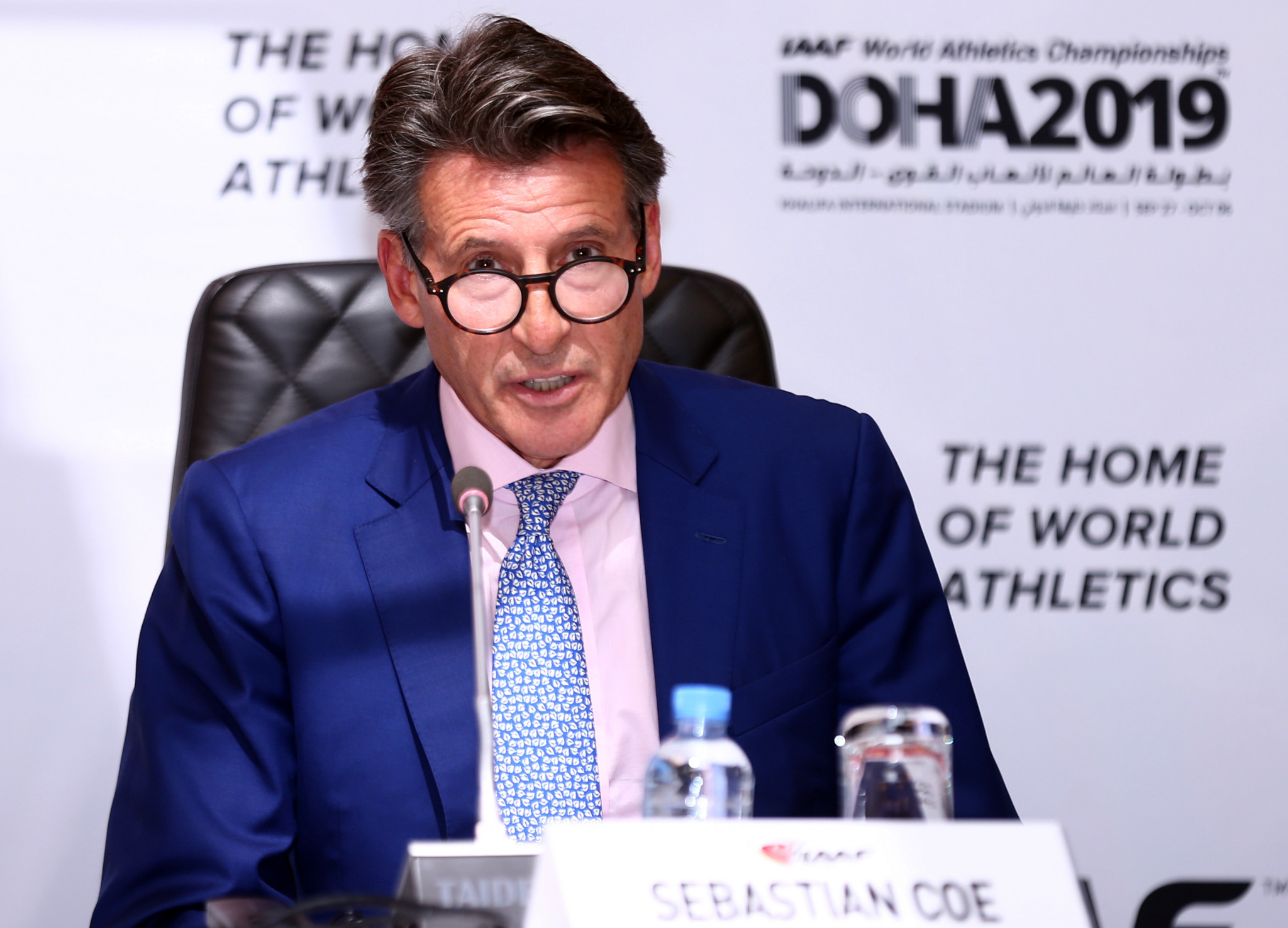 IAAF President Sebastian Coe is aware of the report in the German media ©Getty Images