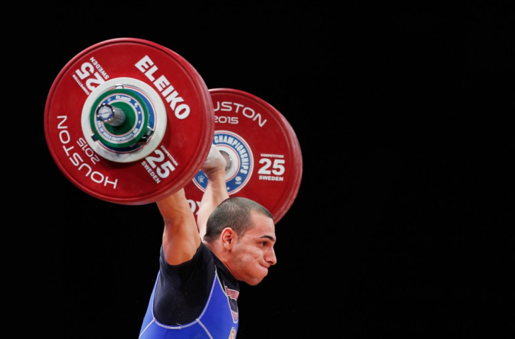Azerbaijan's Valentin Hristov came third in the men's 62kg snatch, clean and jerk and overall ©Getty Images