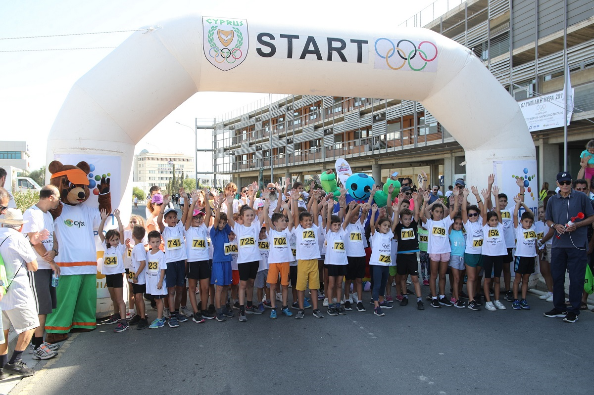 Cyprus Olympic Committee held two Olympic Day runs ©Cyprus Olympic Committee