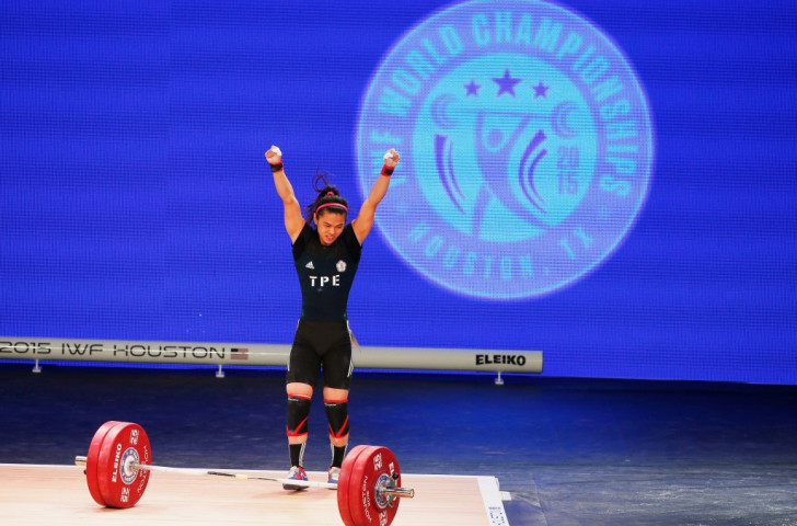 Chinese Taipei's Shu-Ching Hsu totalled 221kg to take the women's 53kg title on a body weight tiebreaker ©Getty Images