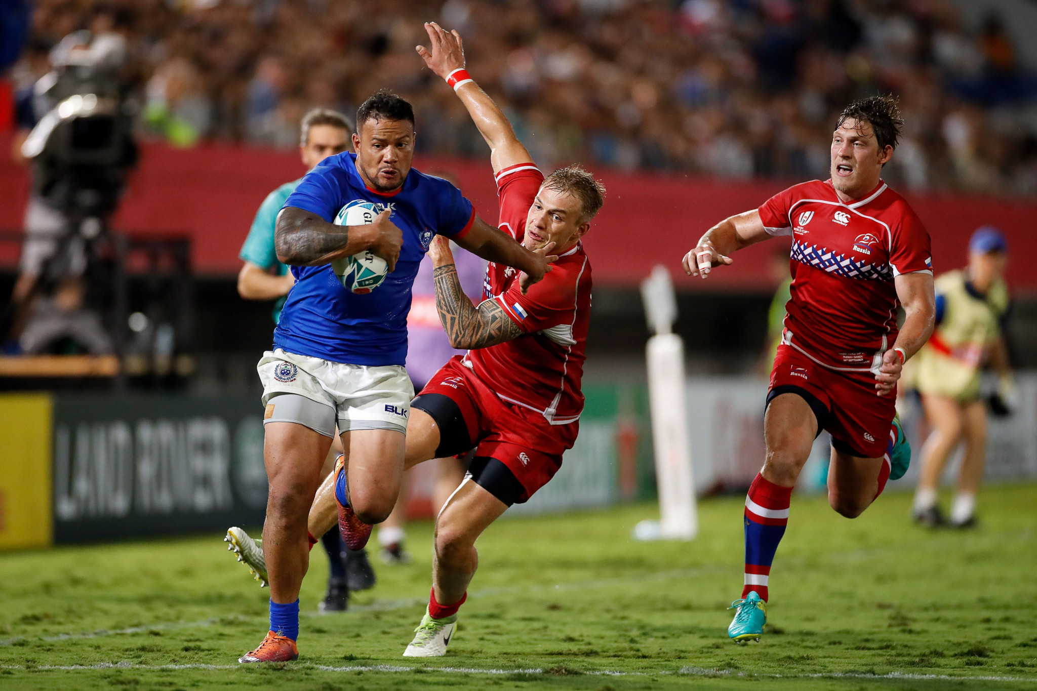 Samoa start Rugby World Cup with victory over Russia