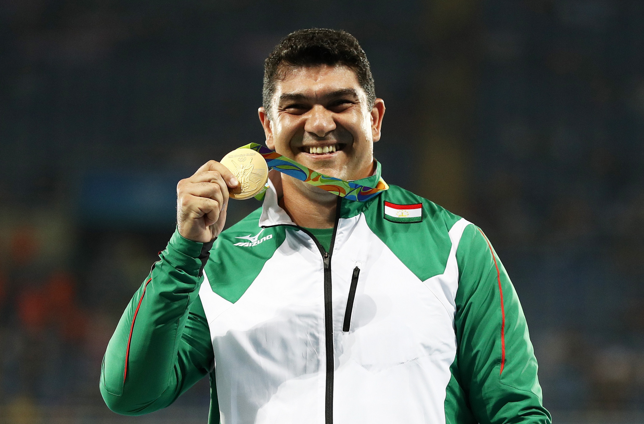 Dilshod Nazarov won Tajikistan's first Olympic gold medal at Rio 2016 ©Getty Images