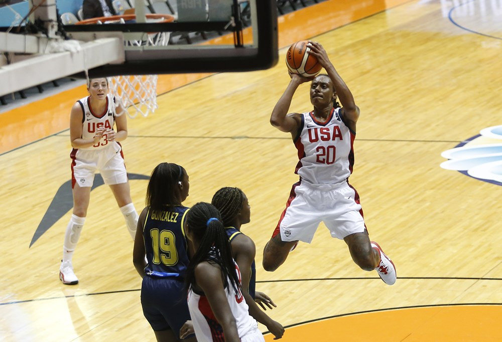 United States claimed a second big victory in Puerto Rico ©FIBA