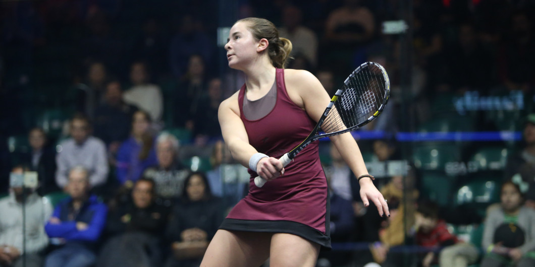 Olivia Blatchford Clyne will face world number one Raneem El Welily on home soil in San Francisco ©PSA