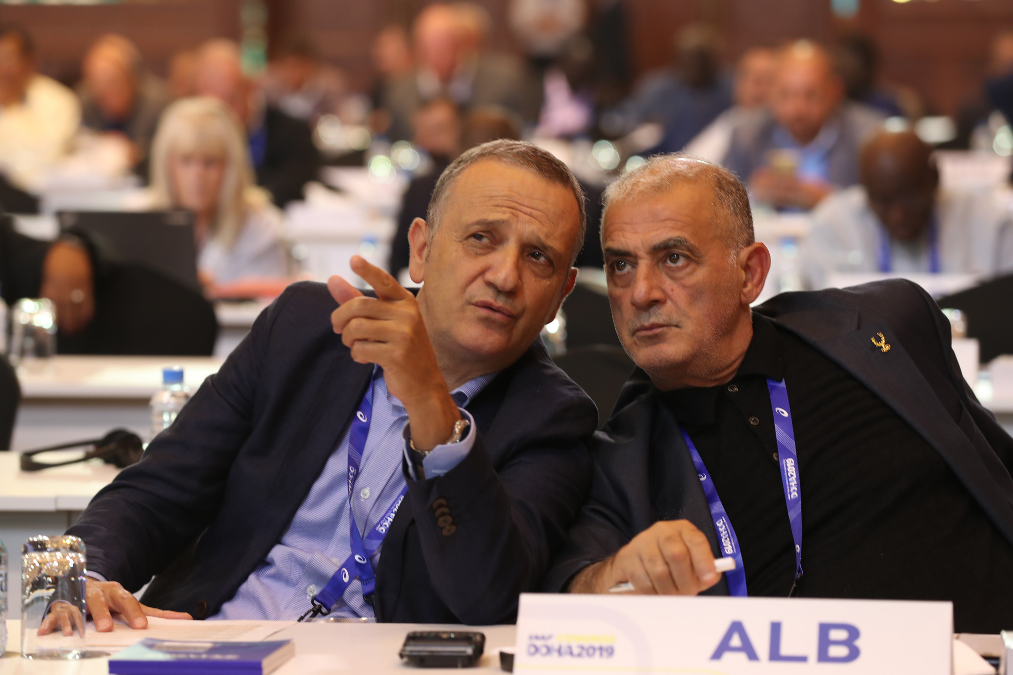 A delegation from Albania were among those attending the IAAF Congress ©Getty Images