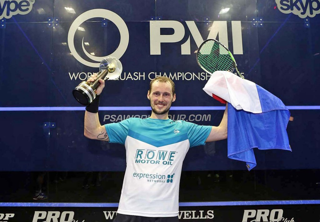 Gaultier secures maiden PSA Men's World Championship crown with straight games win over Mosaad