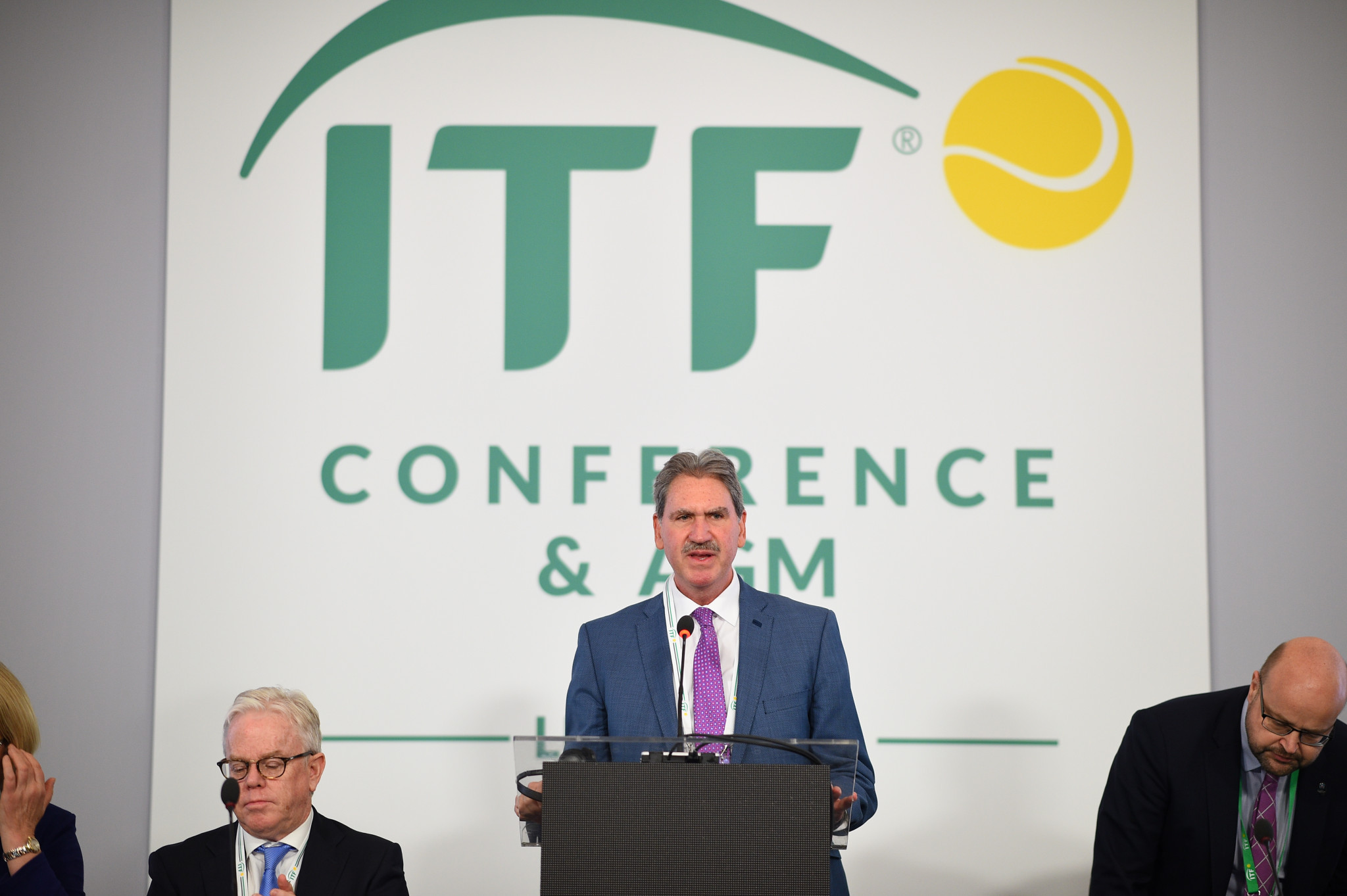 David Haggerty secured a second term as ITF President on Friday ©Getty Images