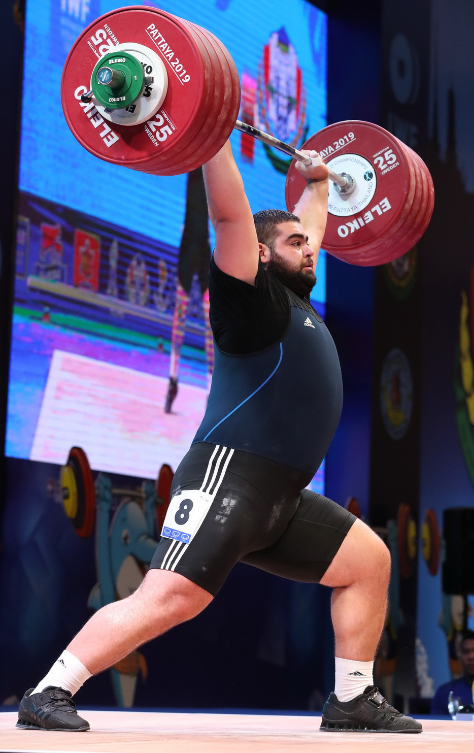 Armenia’s Gor Minasyan had to settle for all three silver medals ©IWF