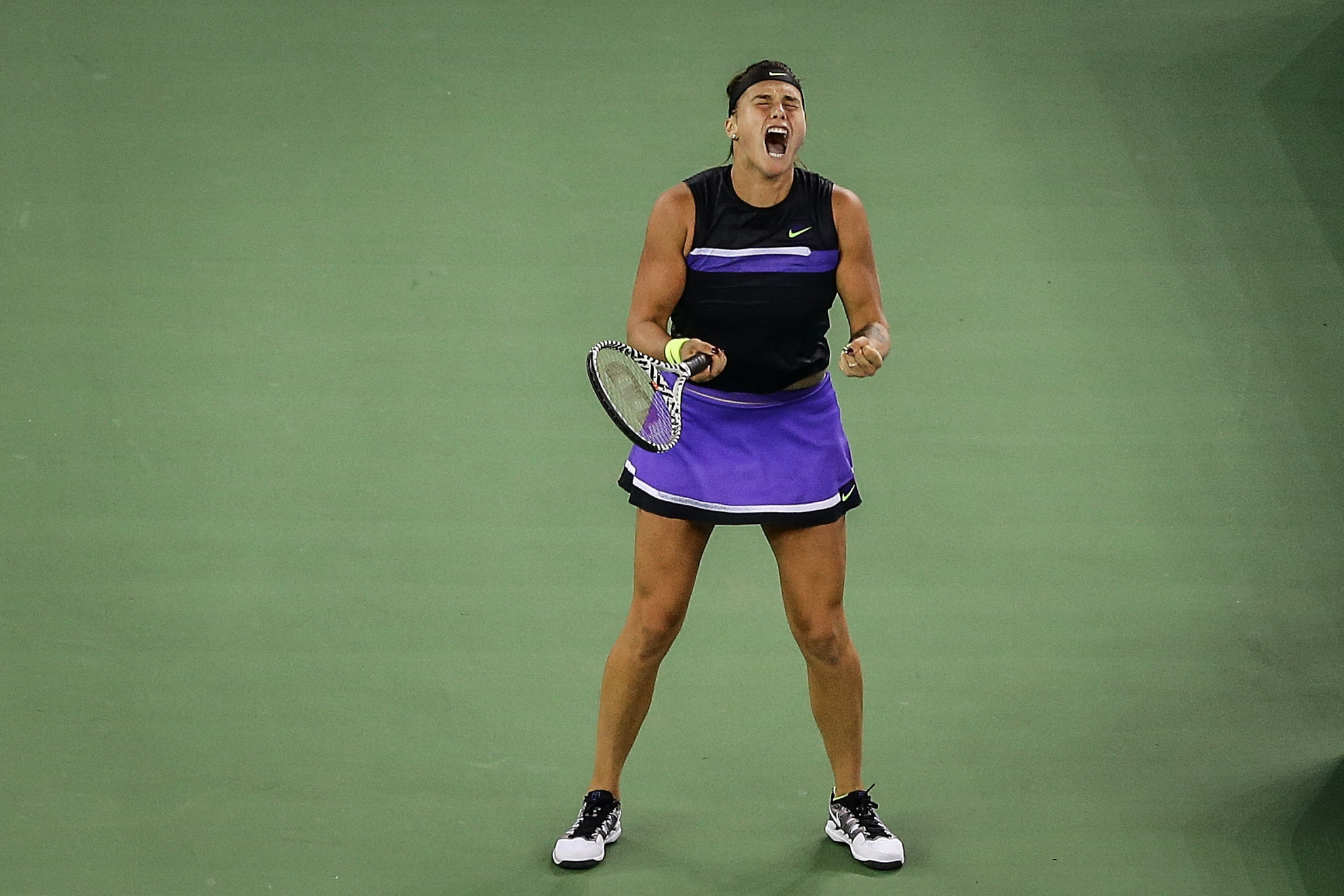 Reigning champion beats world number one to reach Wuhan Open final