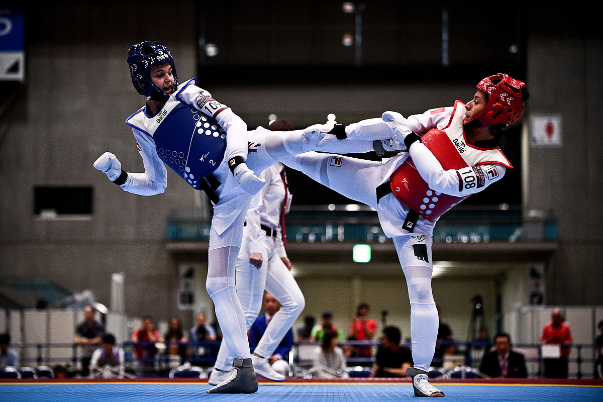 A new high-tech uniform was trialled at the Tokyo 2020 taekwondo test event ©World Taekwondo
