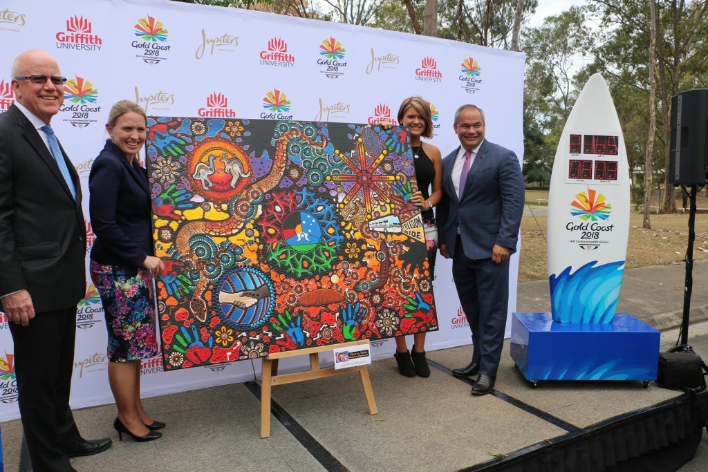 Queensland's Commonwealth Games Minister Kate Jones opened the new Gold Coast 2018 headquarters in Ashmore during a special ceremony 