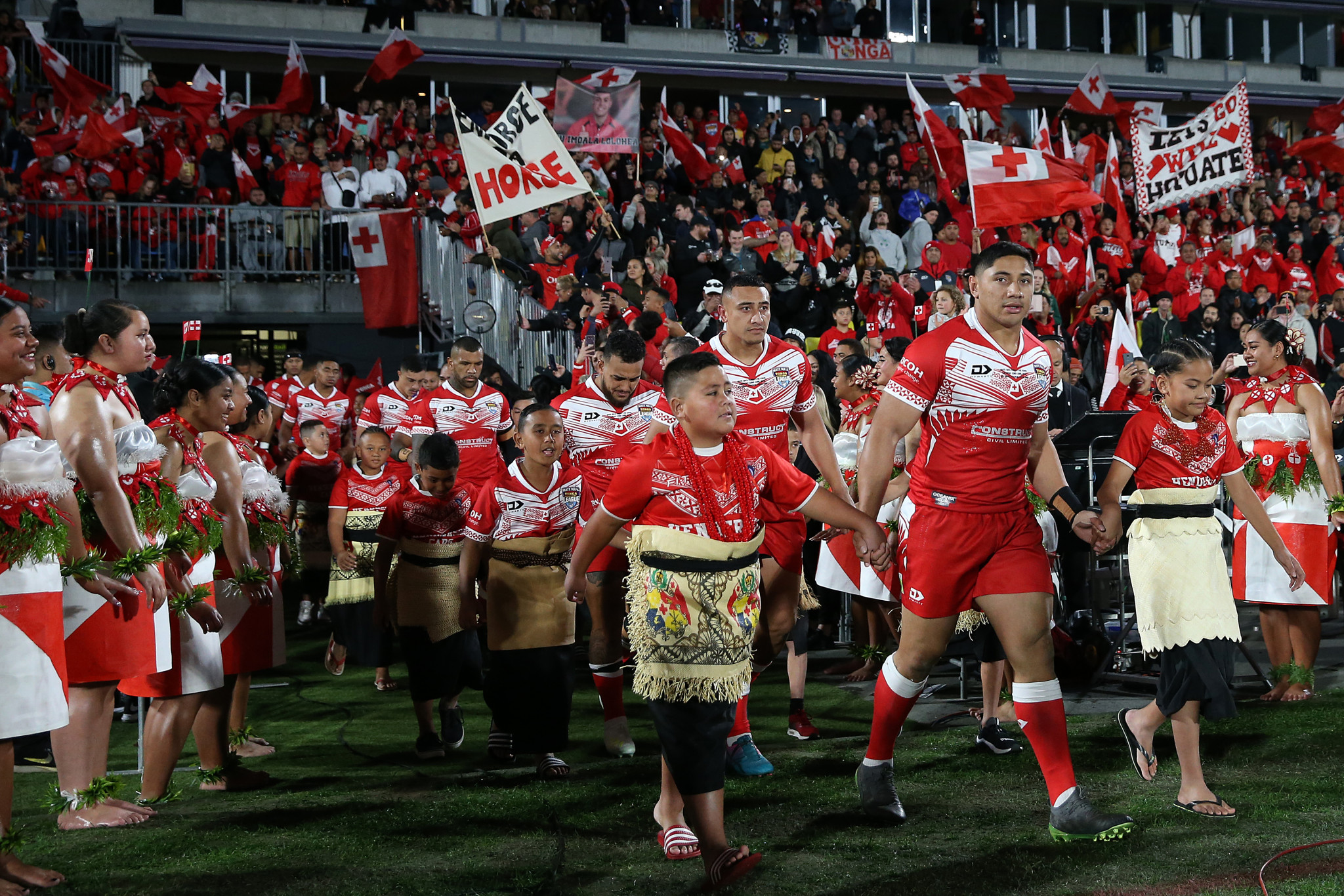 Tonga's rugby league team have competed with the best in recent seasons and have a fervent home support ©Getty Images