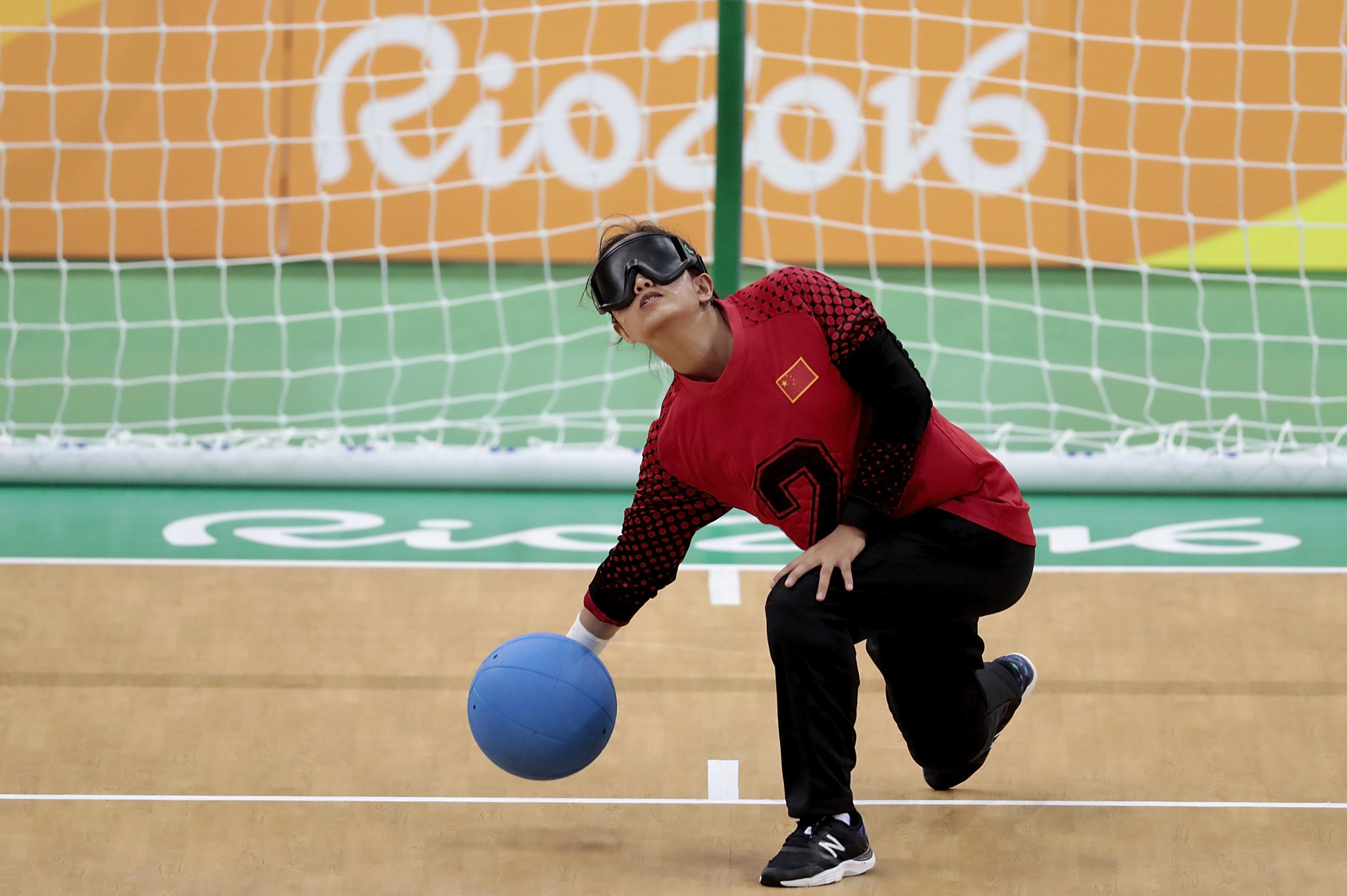 China earned a silver medal in the goalball competition at the Rio 2016 Paralympic Games ©Getty Images