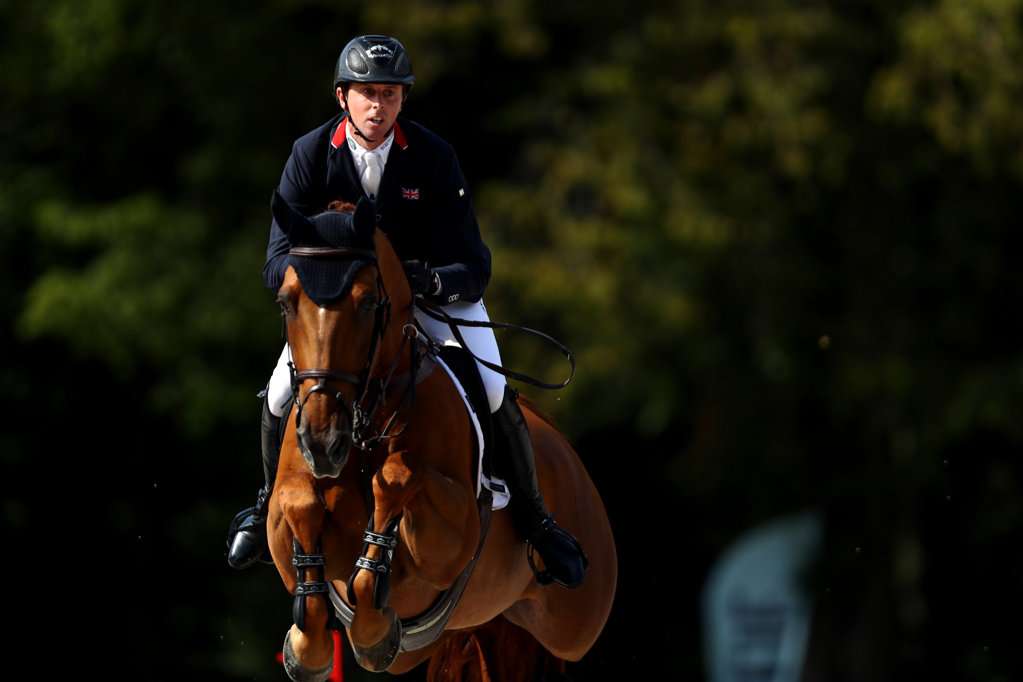 Britain's Ben Maher is in a strong position to take the Global Champions Tour title ©Getty Images