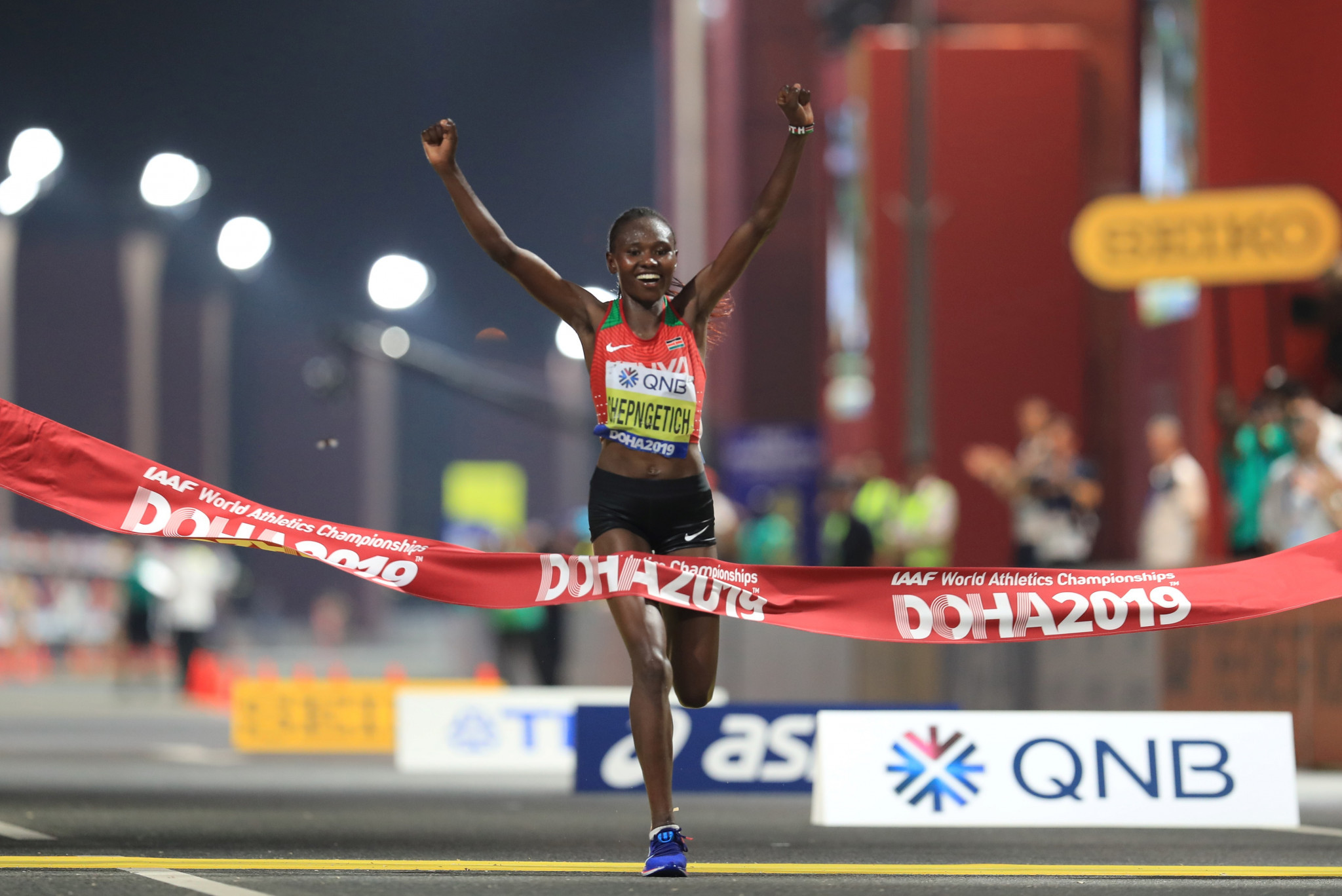 Midnight express as Kenya win first gold medal of IAAF World Championships 