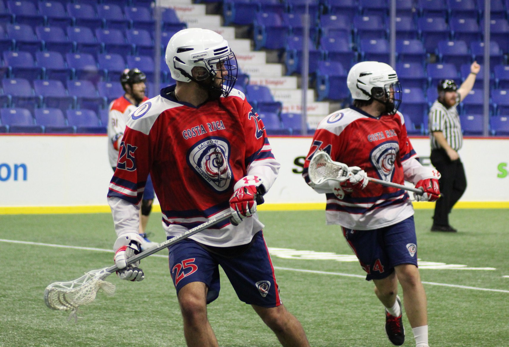 Costa Rica finished last at the World Lacrosse Men's Indoor World Championship ©Costa Rica Lacrosse