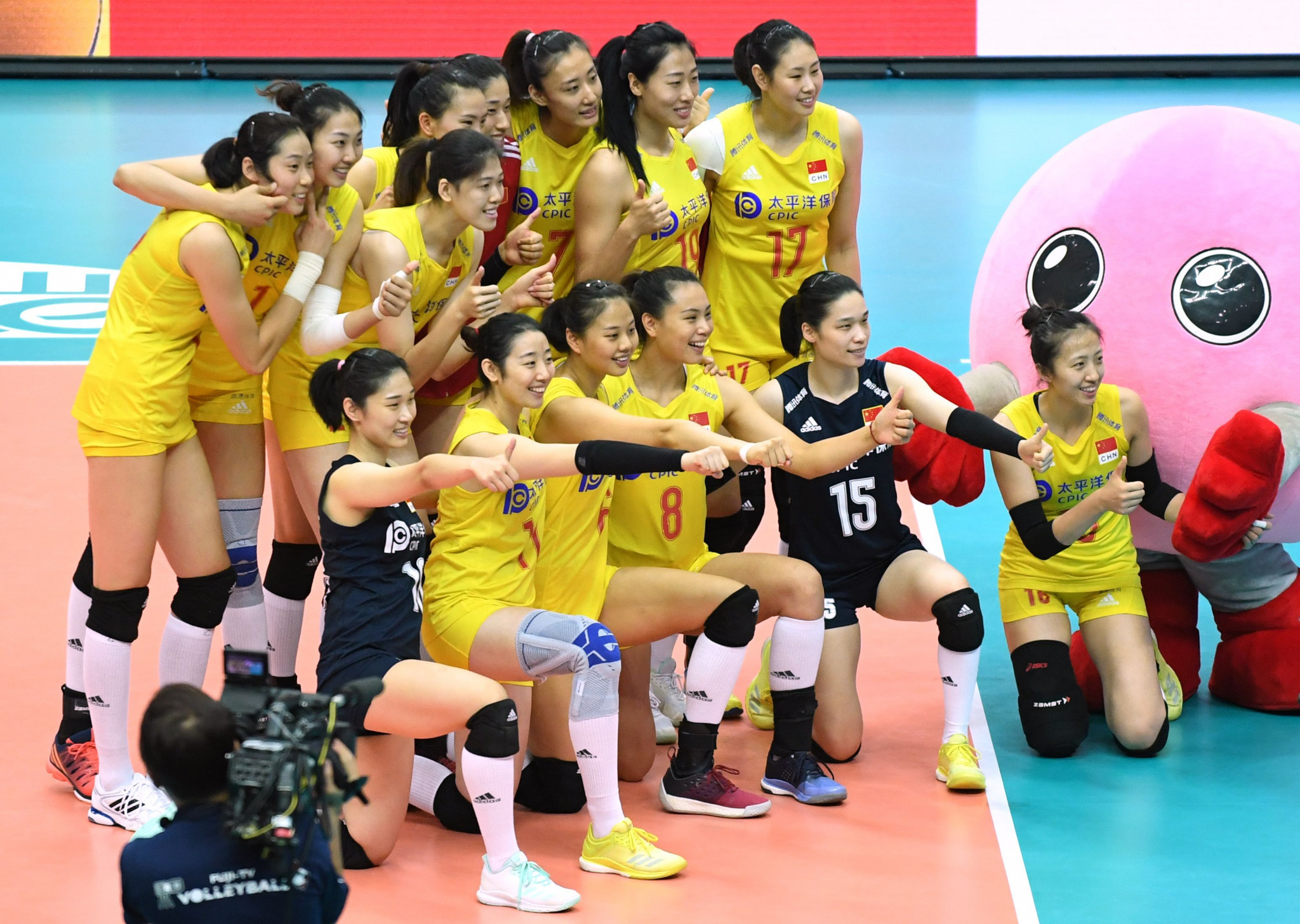 Champions China have dominated the FIVB Women's Volleyball World Cup with 10 straight victories ©Getty Images