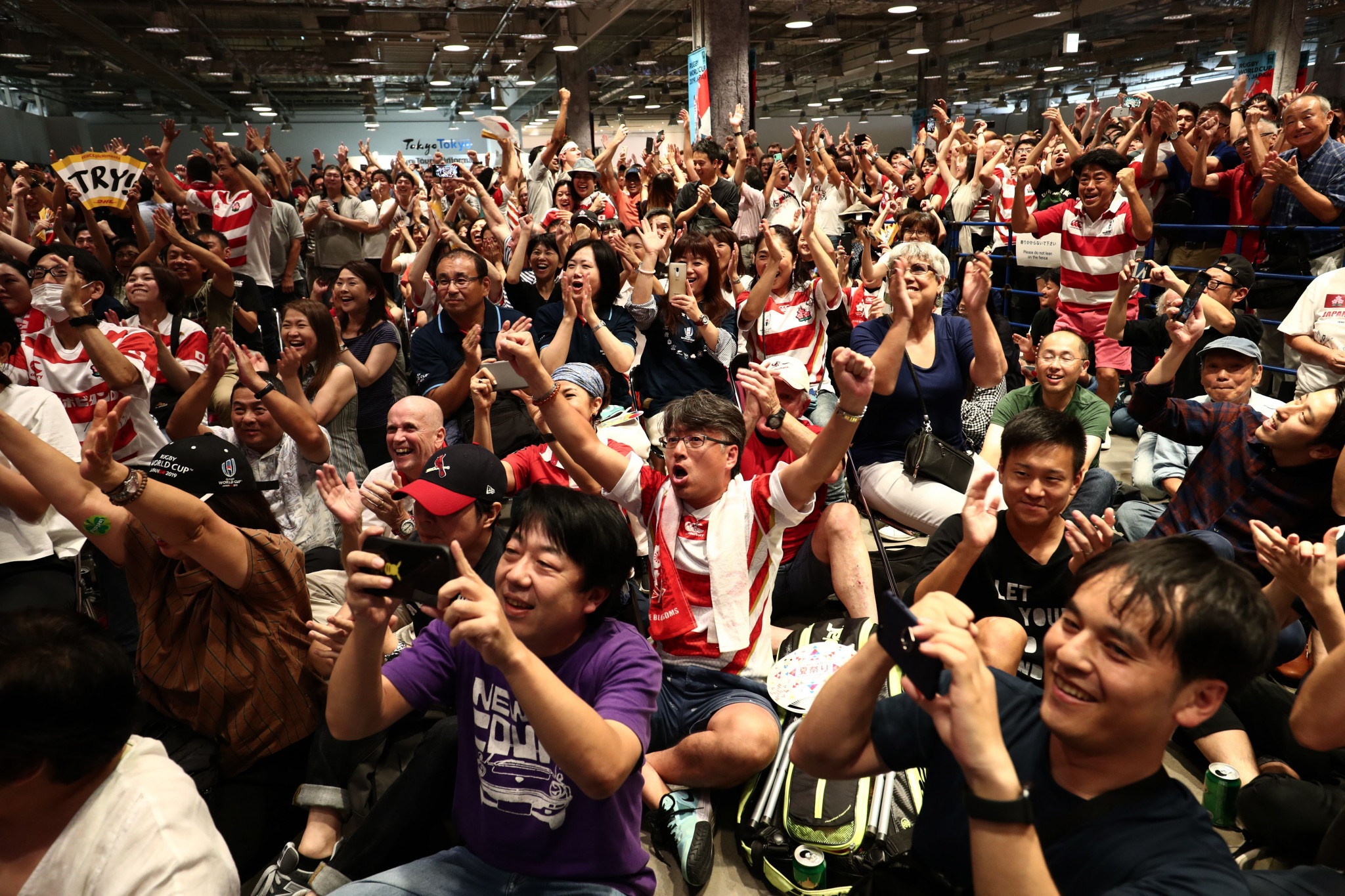 Japan was already loving the Rugby World Cup - the support has now gone to another level ©Getty Images