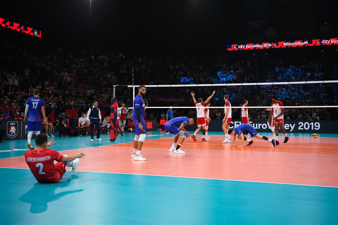 The match was tighter than the 3-0 scoreline suggested with Poland beating France for the bronze medal ©EuroVolley