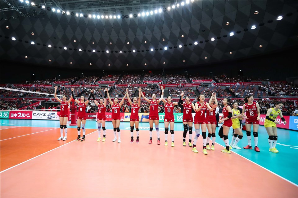 China ended with a 100 per cent record ©FIVB