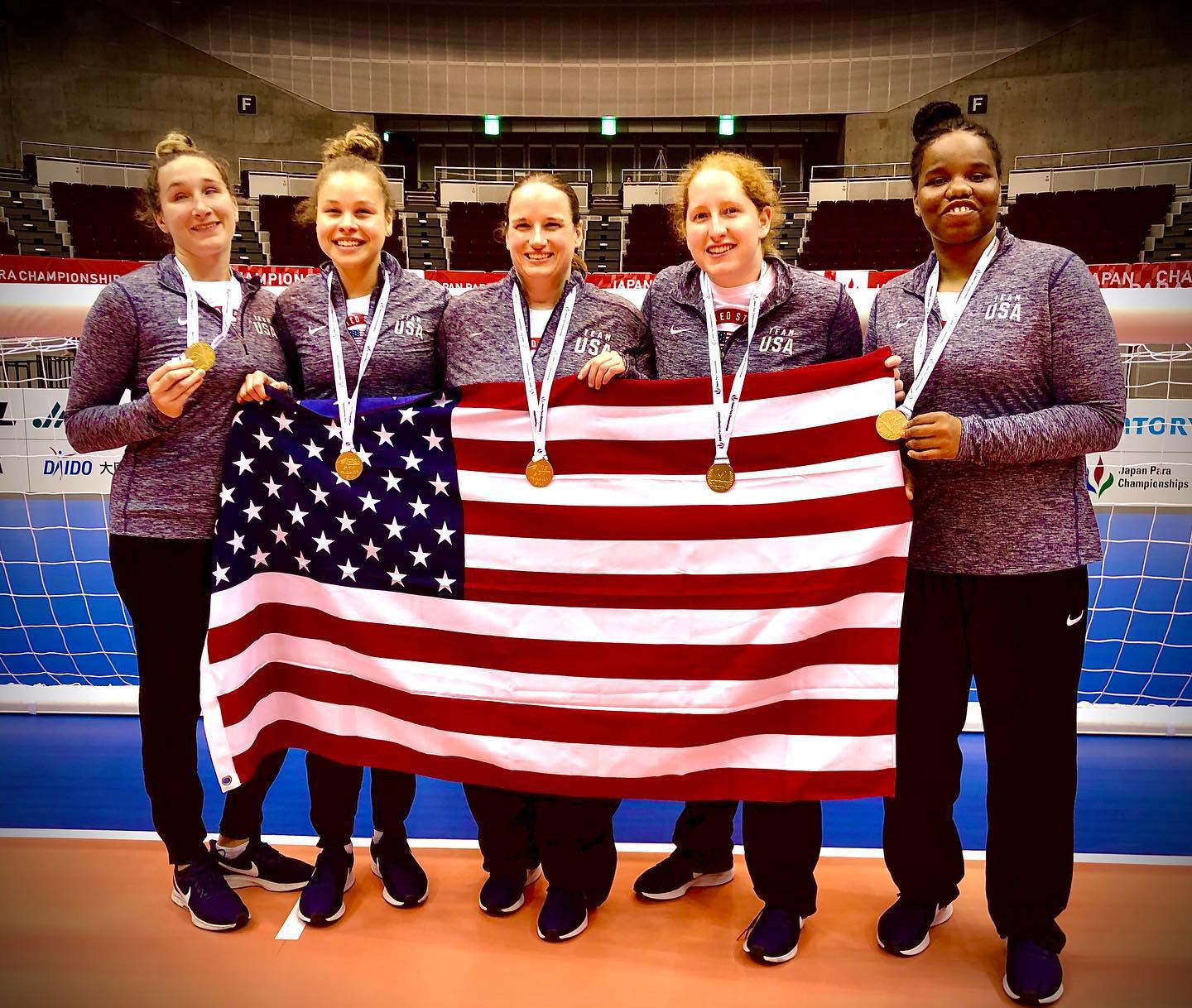 United States win Tokyo 2020 goalball test event