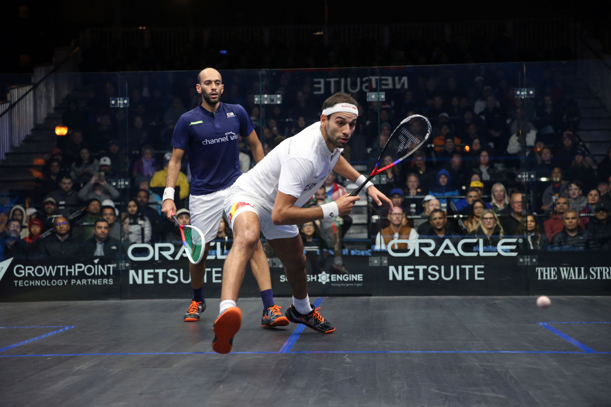 World number two Mohamed ElShorbagy was the victor against his younger brother Marwan in San Francisco ©PSA