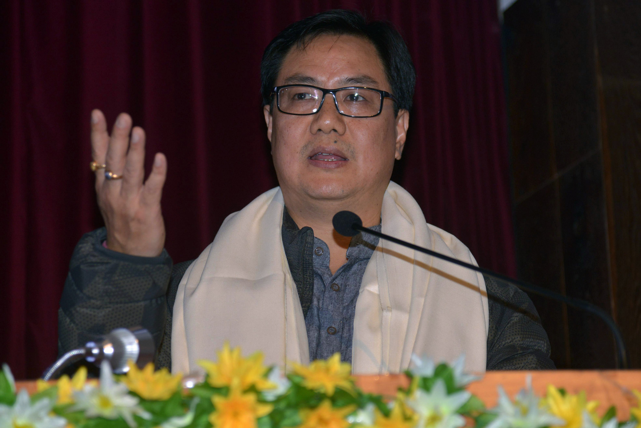 Indian Minister of Youth Affairs and Sports Kiren Rijiju says a final decision on boycotting Birmingham 2022 will be made by the Government ©Getty Images