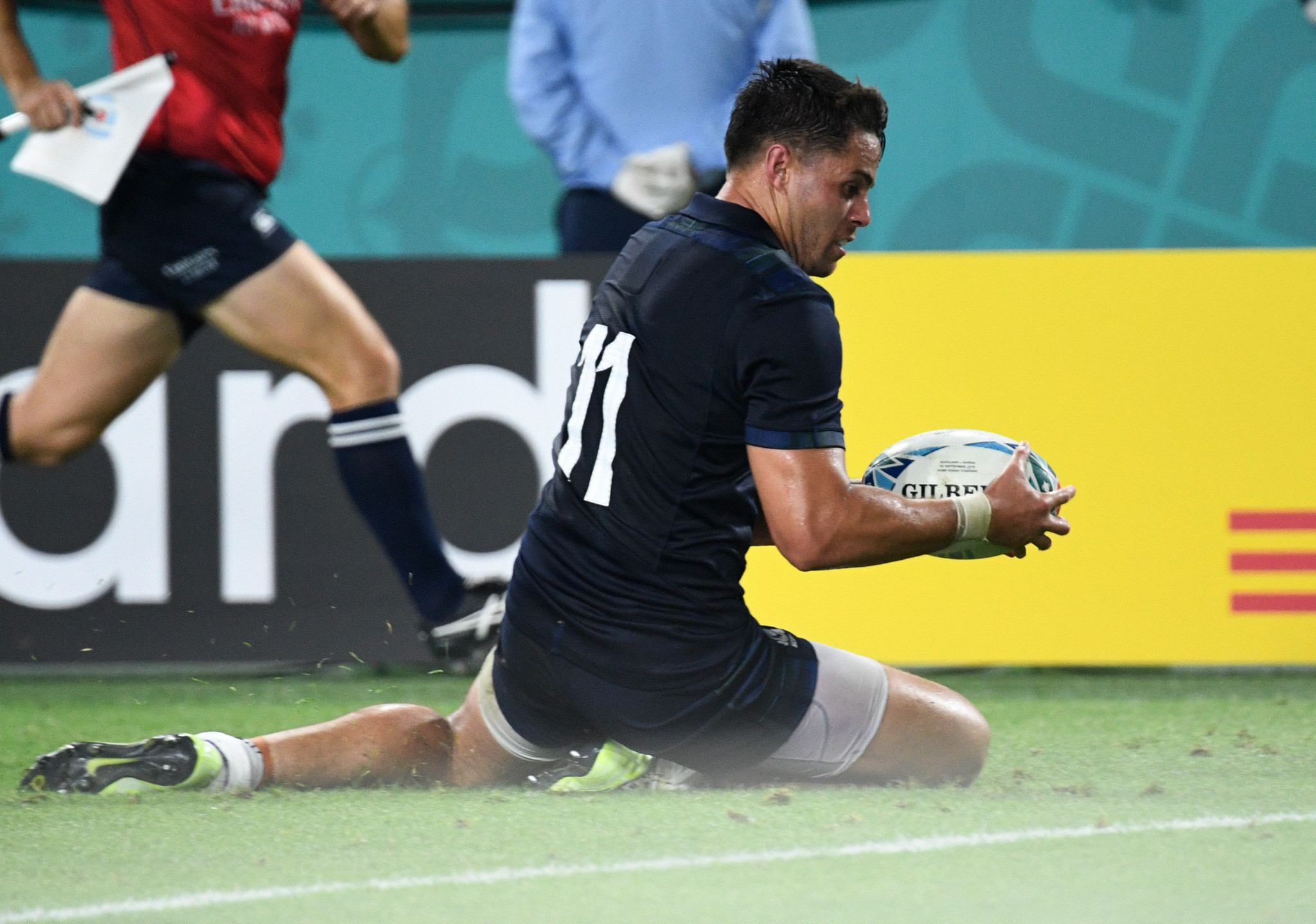 Sean Maitland scored the opening try for Scotland ©Getty Images
