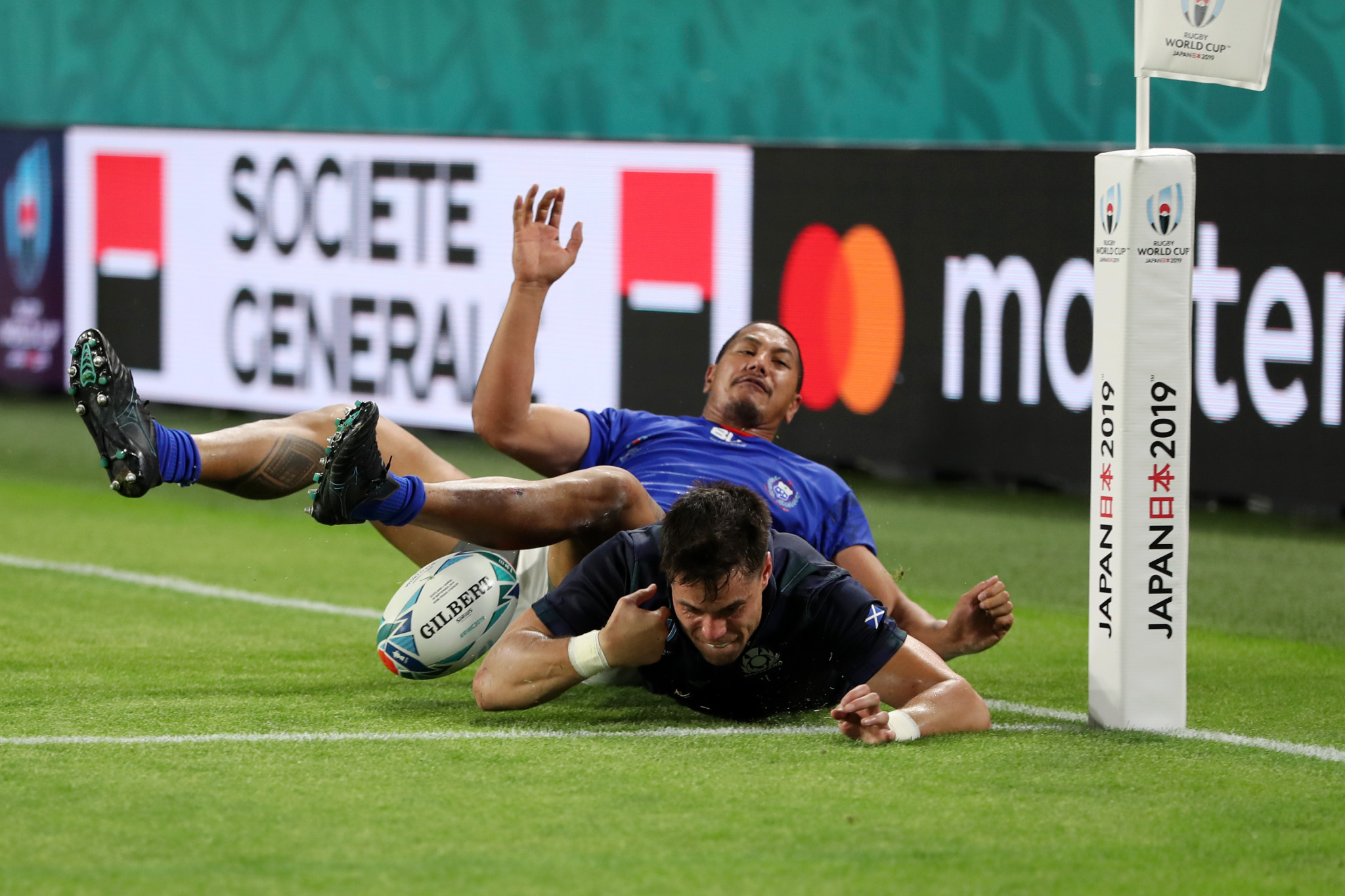 Ed Fidow of Samoa conceded two penalty tries ©Getty Images