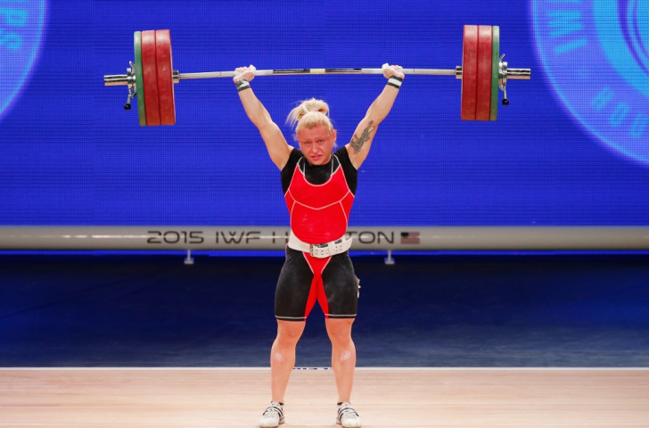 Kostova lifted 112kg and 140kg in the snatch and clean and jerk respectively, giving her a winning total of 252kg ©Getty Images