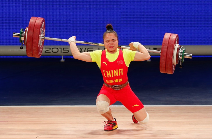 Defending women's 58kg overall champion, Mengrong Deng of China, had to settle for silver this year ©Getty Images
