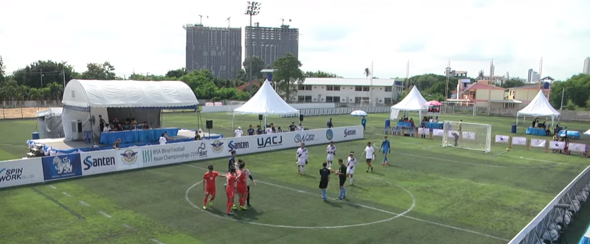 Defending champions ease to first win at Blind Football Asian Championships