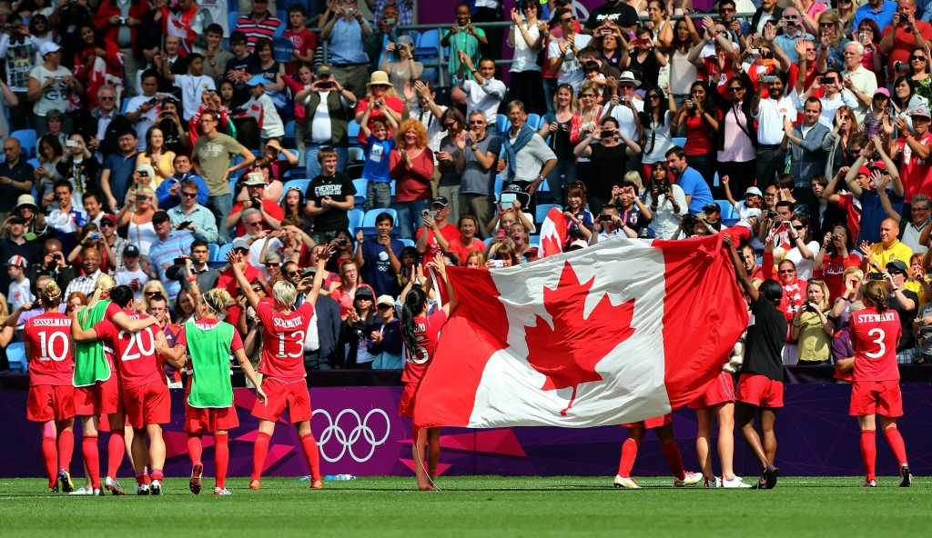 Canada earned bronze at London 2012 after beating France 1-0
