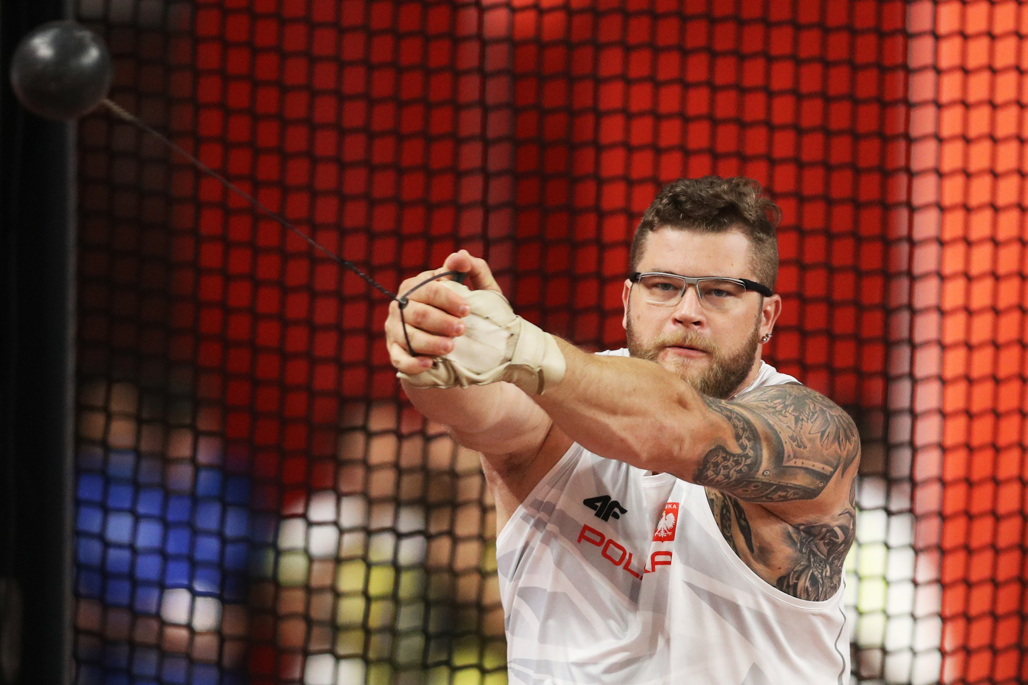 Paweł Fajdek of Poland became the first man to win the hammer at four consecutive IAAF World Championships ©Getty Images