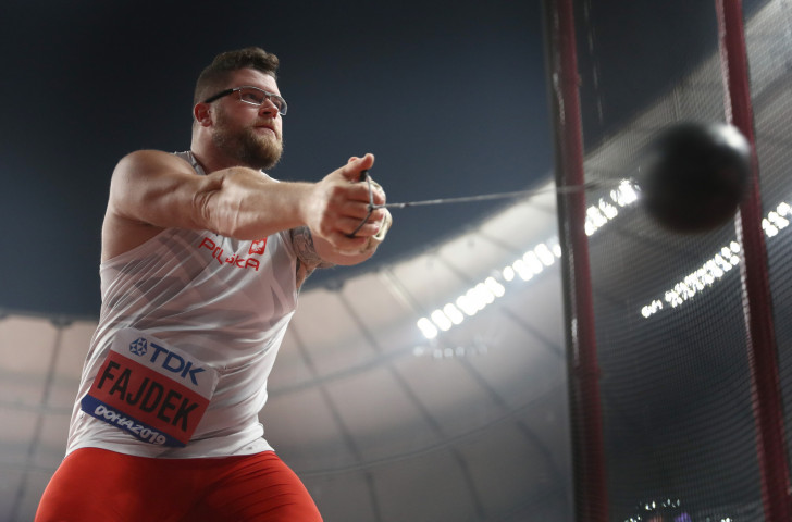 Poland's Pawel Fajdek won a record fourth world hammer title in Doha tonight ©Getty Images