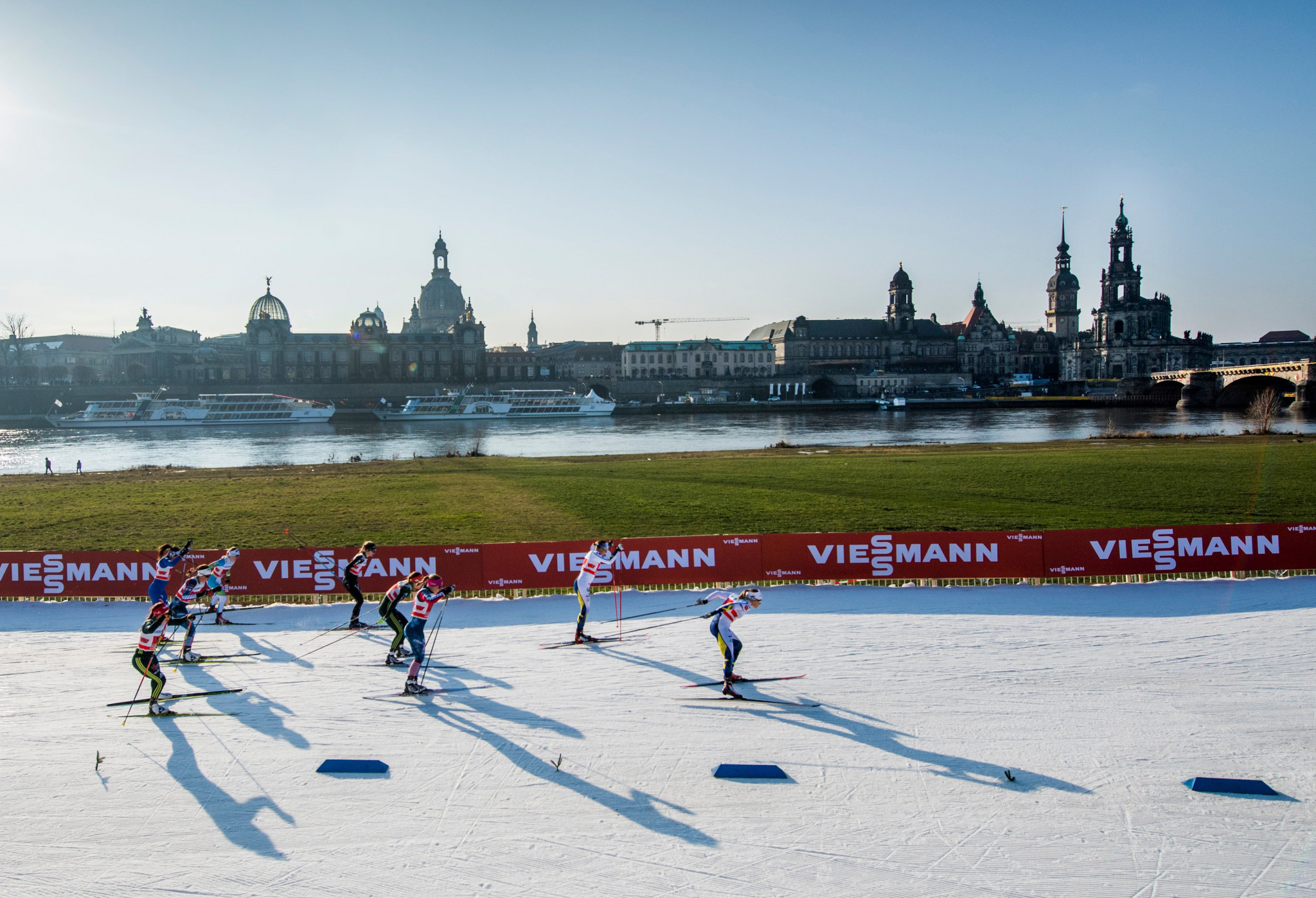 The Para cross-country sprint races will take place on a track in front of the Dresden skyline ©Getty Images
