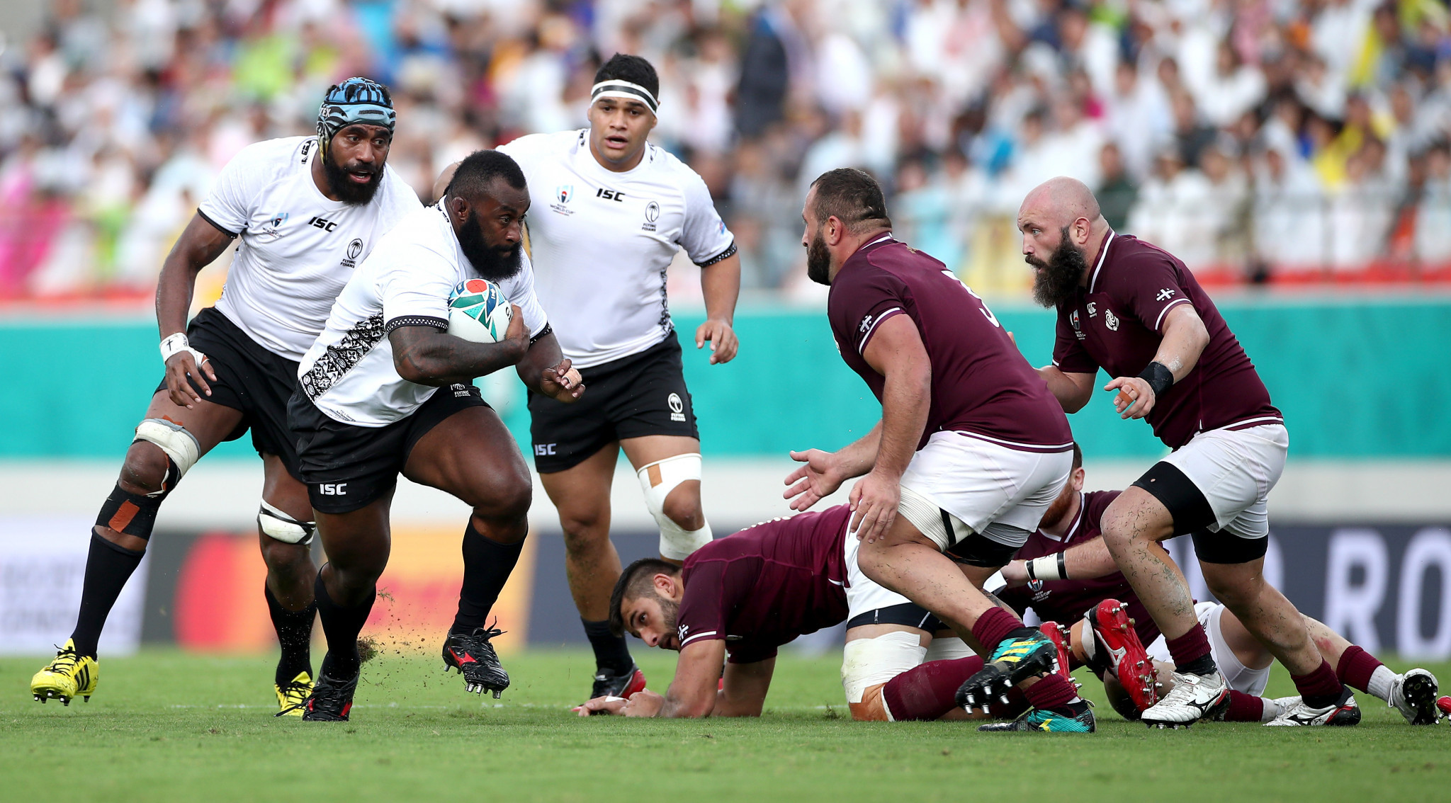 Fiji had way too much power and speed for Georgia ©Getty Images