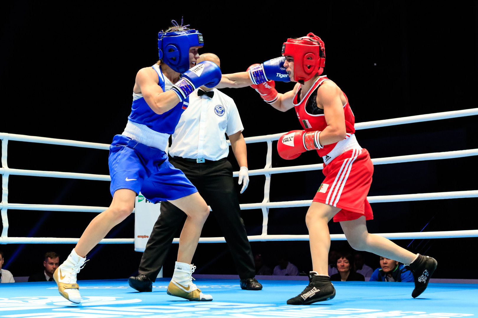 She overcame the flyweight fifth seed, Boualam Roumaysa of Algeria, 4-1 ©Russian Boxing Federation