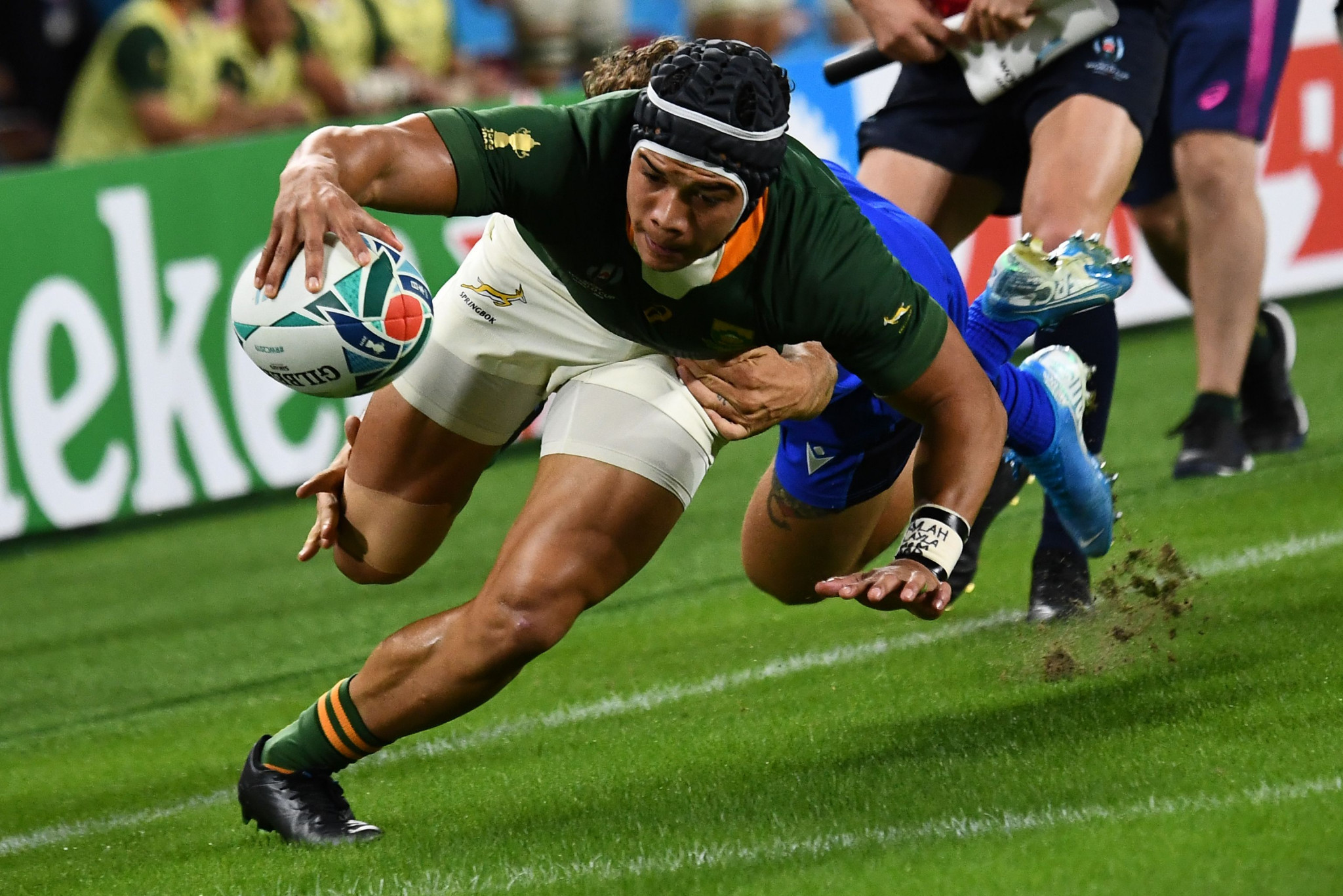 The writing was on the wall as soon as Cheslin Kolbe opened the scoring ©Getty Images